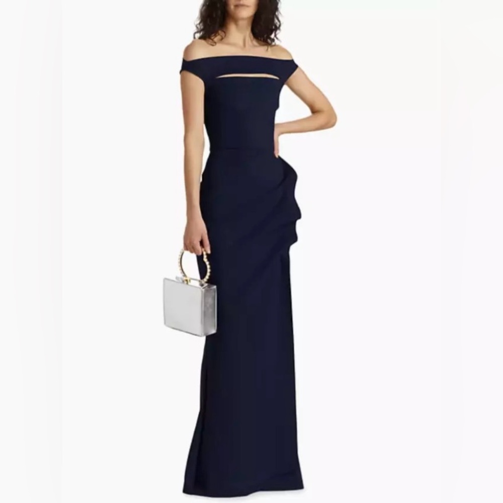 Chiara Boni La Petite Robe Melania Off the Shoulder Dress black size 42 - 6